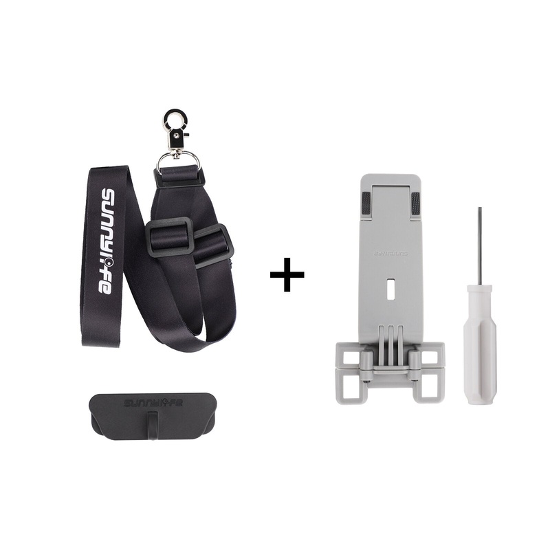 Sunnylife Remote Control Free Hanging Buckle Rope Lanyard with Folding Tablet Bracket for DJI Mini3 Pro / Mavic 3 RC-N1