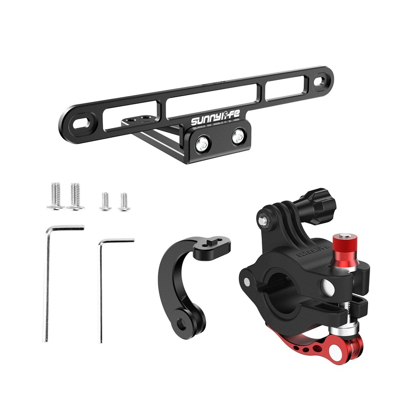 Sunnylife Remote Control Riding Bracket Universal Action Camera Holder Bike Handle Clamp Bicycle Mount for DJI RC PRO/ with Screen Remote Control