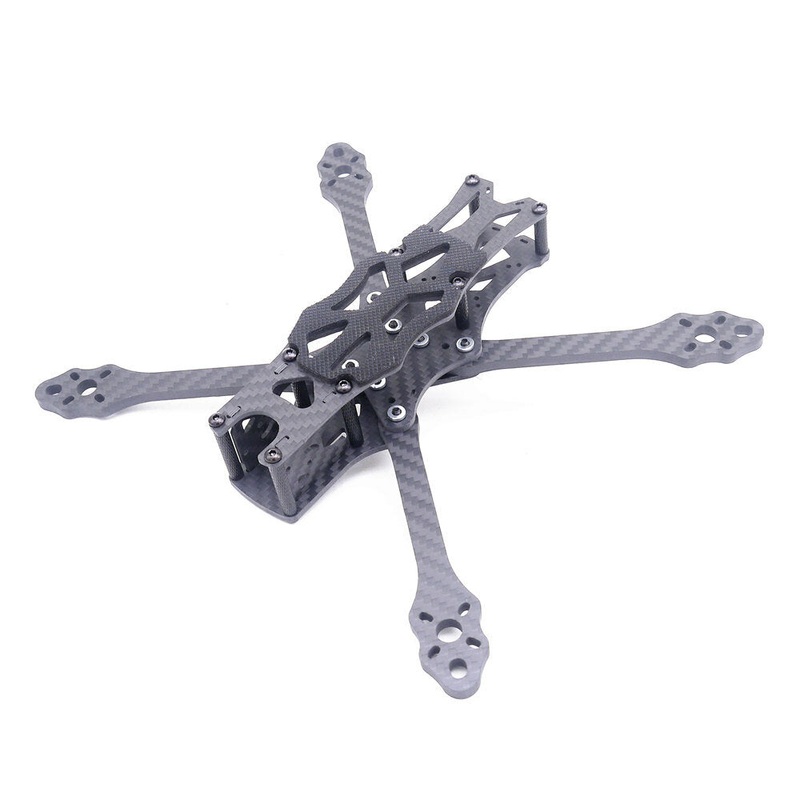 Teosaw Senna 5 220mm Wheelbase 5mm Arm Thickness X Type 5 Inch Frame Kit Support DJI O3 Air Unit Vista