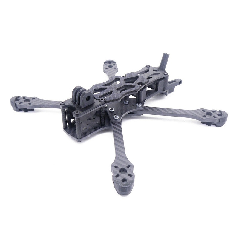 Teosaw Senna 5 Plus 220mm Wheelbase 5mm Arm Thickness X Type 5 Inch Frame Kit Support DJI O3 Air Unit Vista