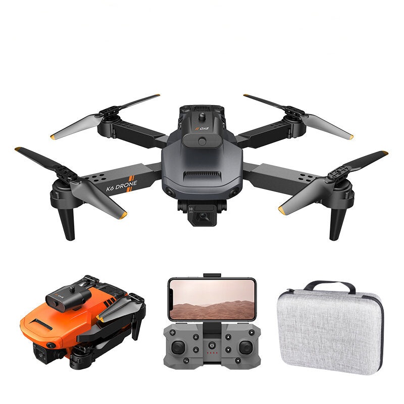 XKJ K6 WiFi FPV with 4K Dual HD Camera 360 Infrared Obstacle Avoidance Optical Flow Positioning Foldable RC Drone Quadcopter RTF