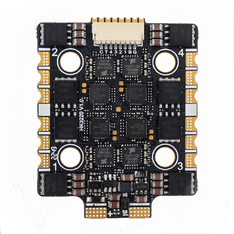 20*20mm HAKRC 3220 60A 3-8S BL32 4in1 ESC 8-layer Copper Plate w/Current Sensor VBAT Output for FPV Racing RC Drone