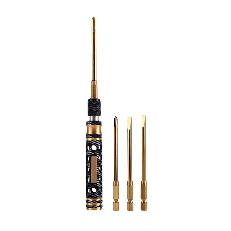 4in1 4.0mm+/4.0mm-/5.0mm+/5.0mm- Phillips/ Flat Head Screwdriver For RC Models
