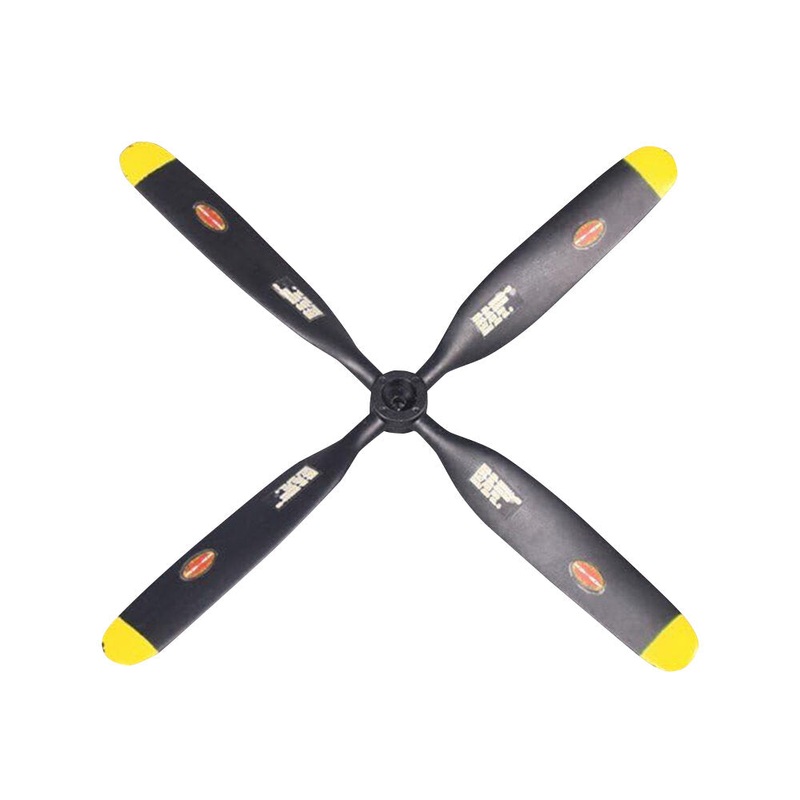 FMS 7.54 4-Blade Propeller Spare Part for 800mm Wingspan P51 V2 / F4U V2 / P47 V2/ A1 V2 RC Airplane