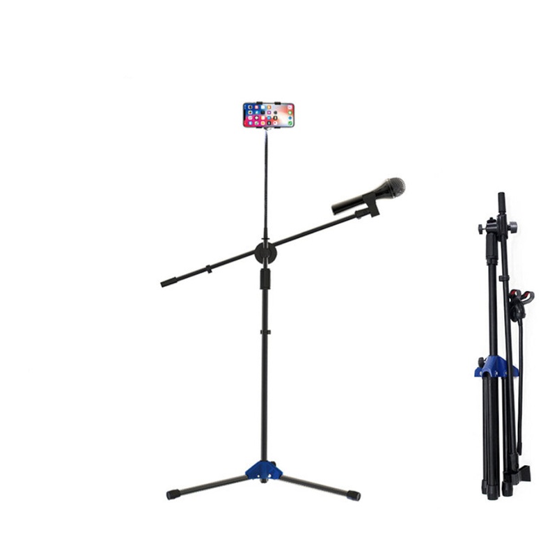 GMP-600 KOL Microphone Stand Holder Boom Arm Height Angle Adjustable with Tripod Base