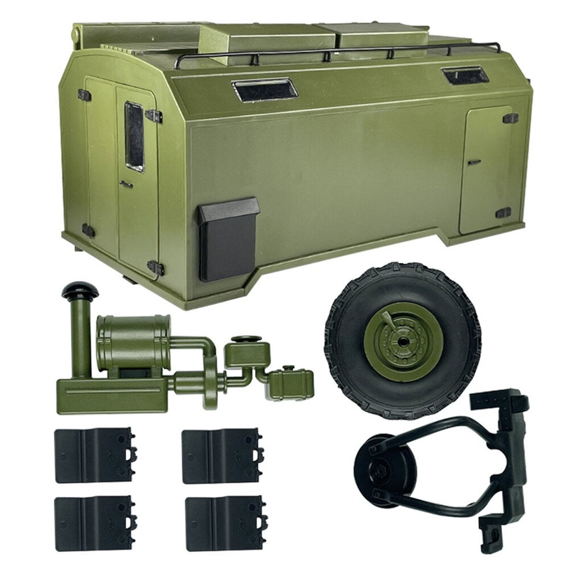 RBR/C Upgraded Ural Command Trunk for LDR/C LDP06 1/12 RC Cars Vehicles Models Spare Parts R110ZHX