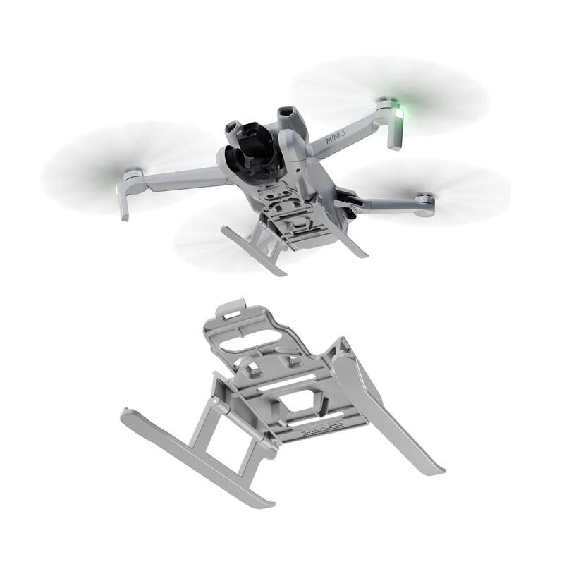 STARTRC Foldable Extended Heighten Landing Gear Skid Legs Protector Support for DJI Mini 3 RC Drone Quadcopter