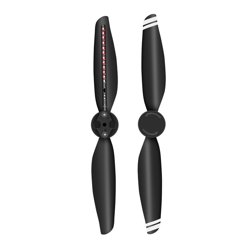 STARTRC  LED Flashing Ring Luminous Propeller Word Propeller Programmable Rechargeable Props Blade for DJI Mavic Air 2 RC Drone