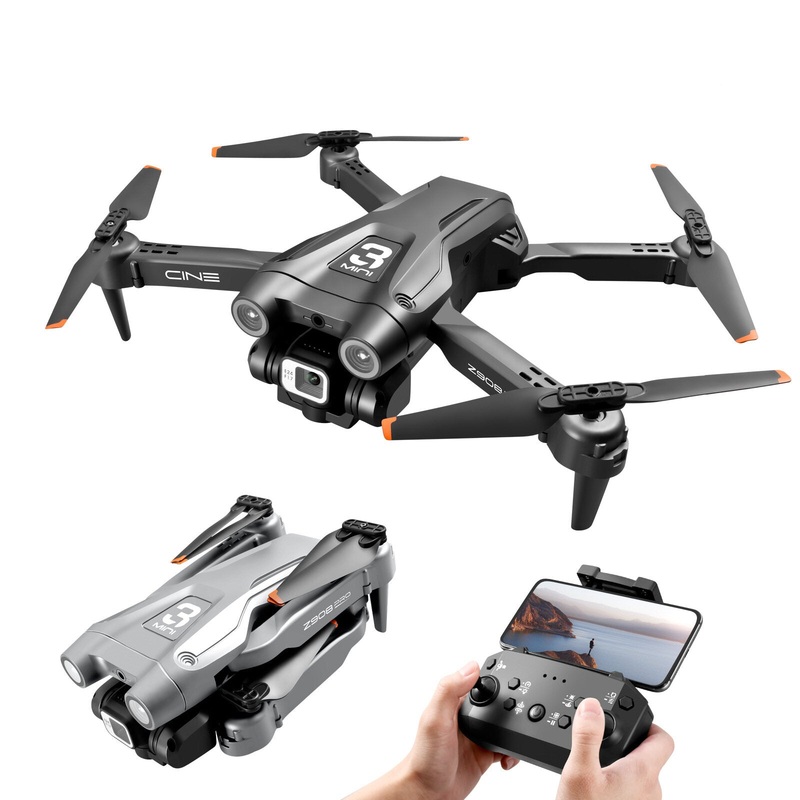 Z908PRO WIFI FPV with 4K 720P Dual 150 ESC Camera Obstacle Avoidance Optical Flow Positioning Foldable RC Drone Quadcopter RTF