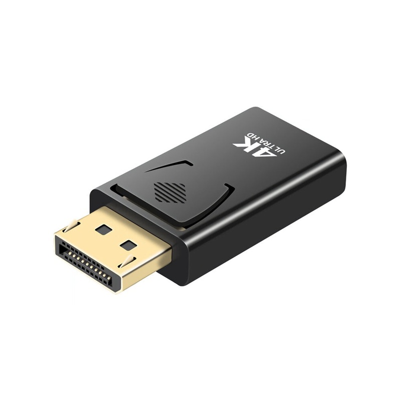 DP to HD Converter 1080P/4K Ultra HD Displayport to HD Video Audio Connector Male To Female Adapter for PC TV Projector