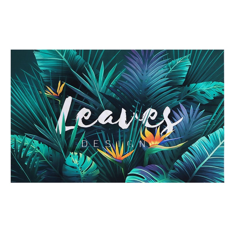 Forest Backdrop Green Tropical Leaves Vinyl Backdrops Palm Trees and Monstera Photography Background for Interior Room Wallpaper Summer Camp Photo Studio Props
