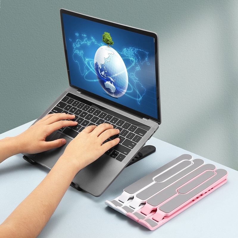 INSMA P1 Pro Height Adjustable Laptop Stand Portable Tablet Stand Heat Dissipation for Macbook Laptop Notebook 11.0 – 17.0 inch
