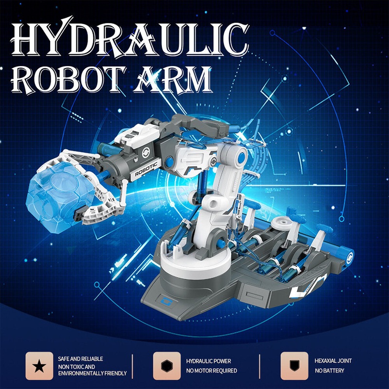 220PCs 3in1 Mechanical Arm Edge Kit DIY STEM STEAM Robot Arm Blocks Building Toys