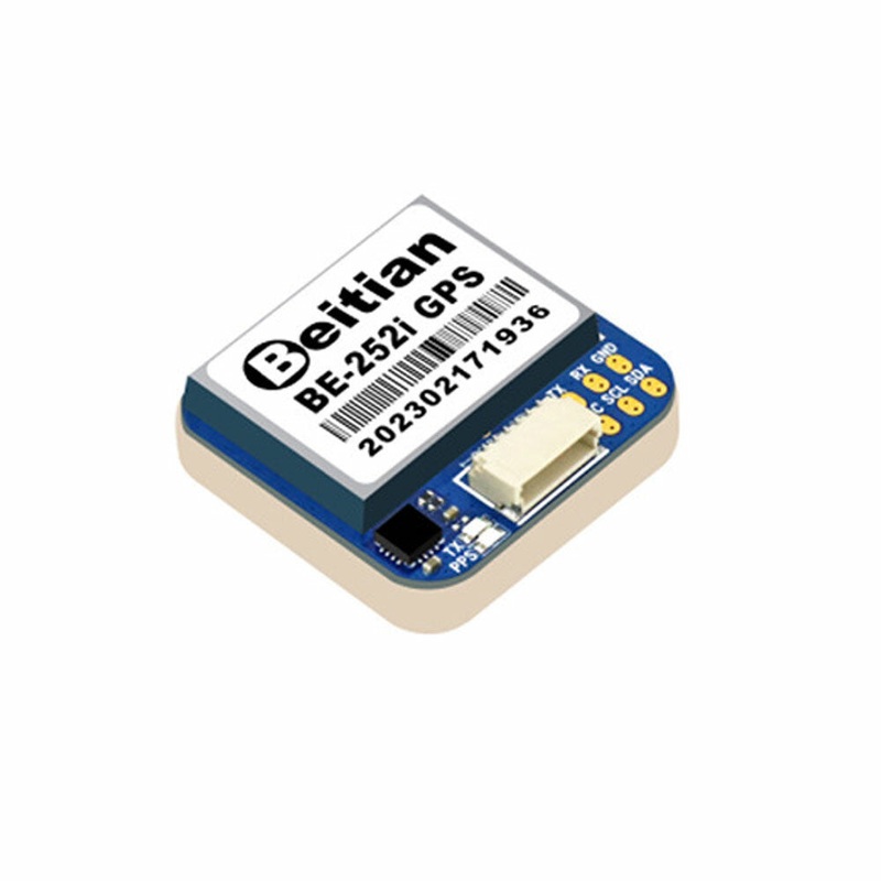 Beitian BE-252i GPS Module With Antenna Build-in Compass UBX M10050 Chip Ultra-low Power Drone UAV GNSS Receiver Module for FPV Return Rescue RC Airplane Compatible F4 F7 Flight Controller