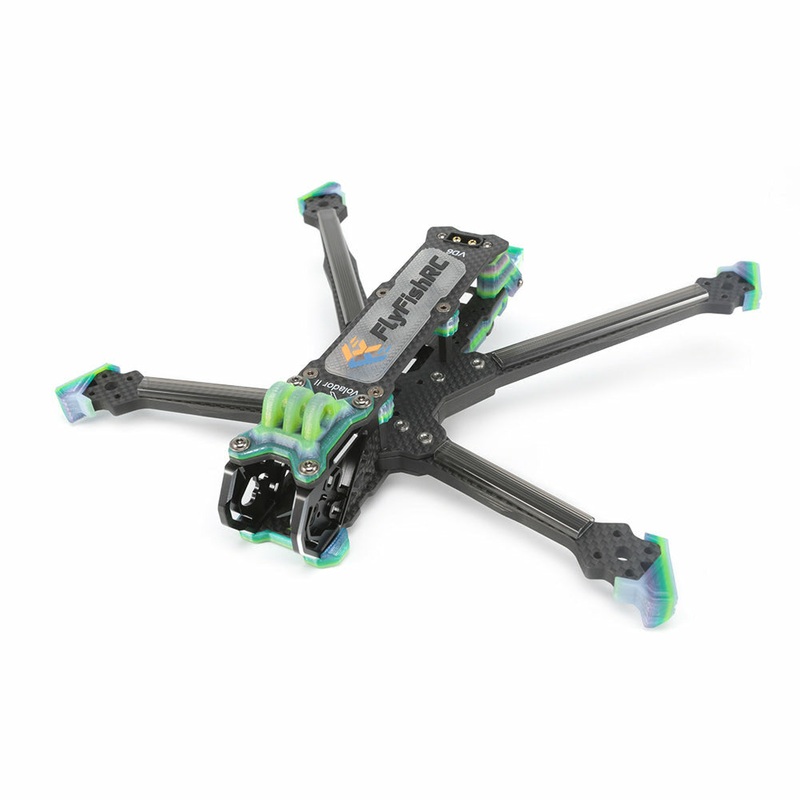FlyFishRC Volador II VX6 / VD6 V2 T700 Carbon Fiber 6 Inch Deadcat Freestyle Frame Kit Support DJI O3 Air Unit for RC Drone FPV Racing