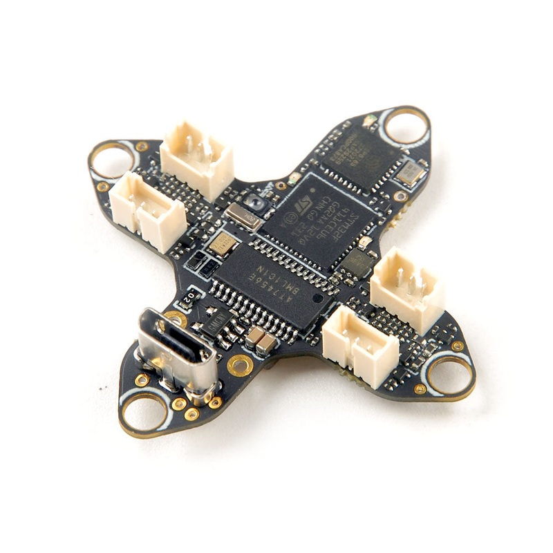 Happymodel CrossF4 ELRS 1-2S Flight Controller with BMI270 IMU and serial UART ELRS V3.0 Receiver for TinyWhoop RC Drone FPV Racing