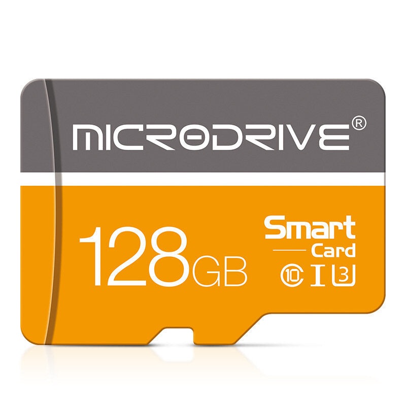 Microdrive 128GB TF Memory Card Class 10 High Speed Micro SD Card Flash Card Smart Card for Driving Recorder Phone Camera