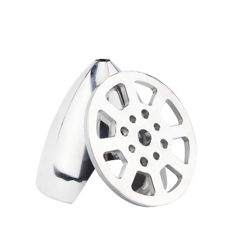 RC Spinner 3.5inch/88.9mm Aluminum Alloy 2-Blade CW Propeller Fairing Spinner Compatible DLE Gas Engine for RC Airplane Fixed Wing