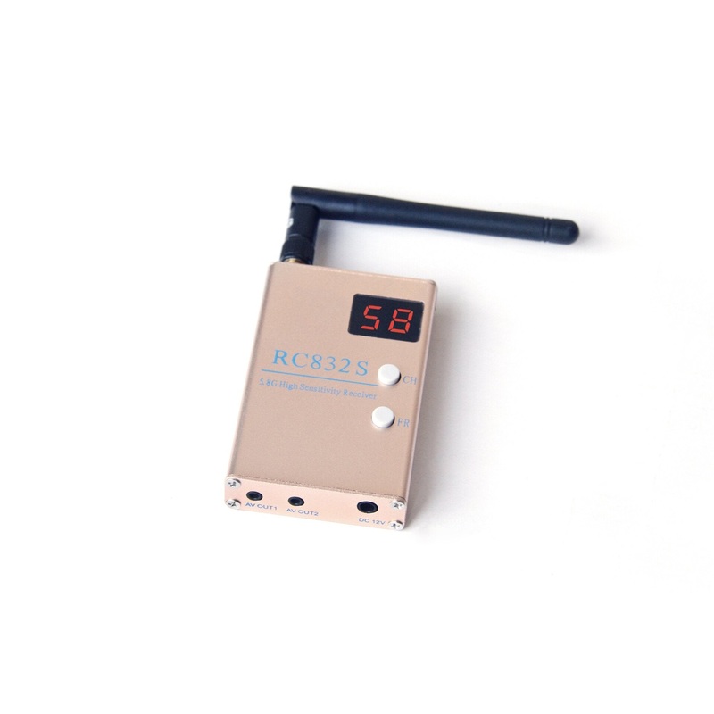 SJ 5.8G 48CH R832S High Sensitivity FPV Receiver For RC Drone Goggles