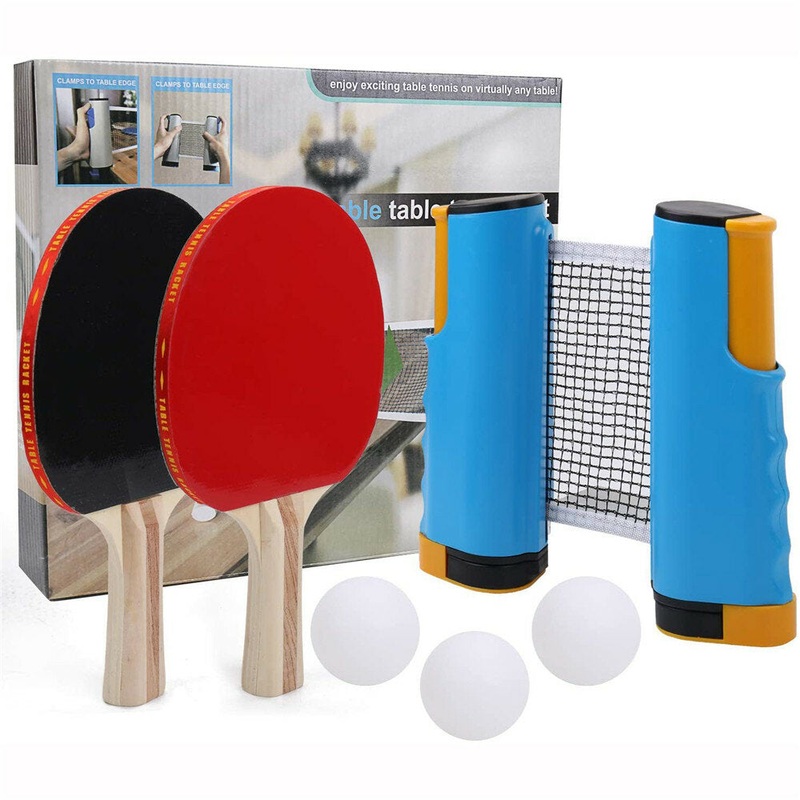 Table Tennis Set Portable Net Frame Telescopic Net Frame Sports Decompression Indoor Toys