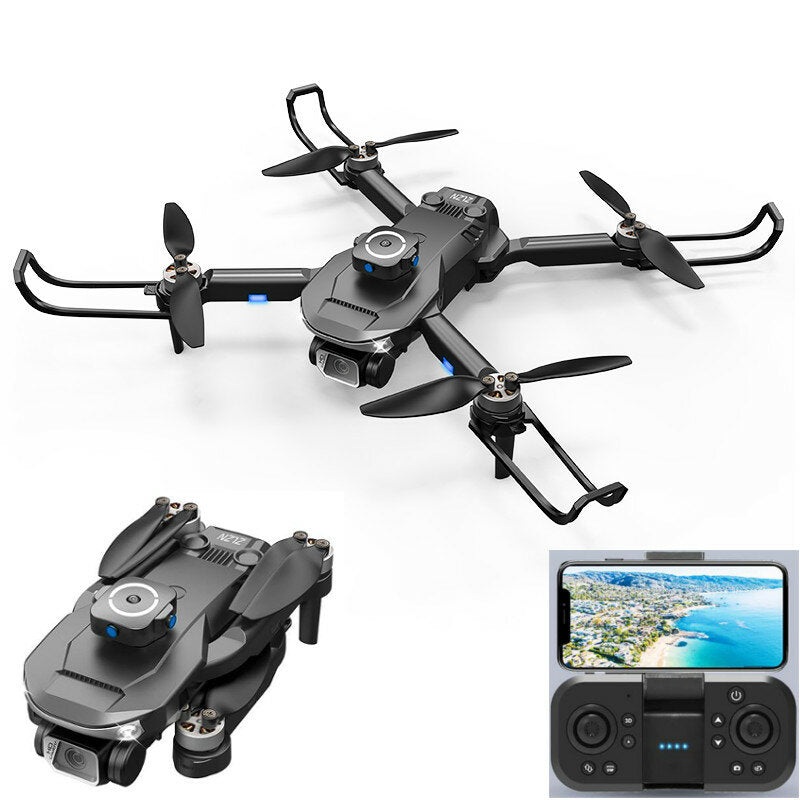 ZLL SG101 PRO WiFi FPV with 4K 720P ESC HD Dual Camera 360 Infrared Obstacle Avoidance Optical Flow Positioning Brushless Foldable RC Drone Quadcopter RTF