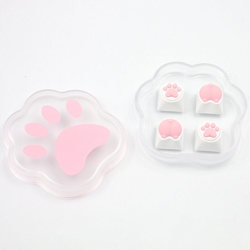 Cat Paws Corgi Keycap Soft Silicone For Cherry Mx Switch Mechanical Keyboard ABS Animal Keycaps