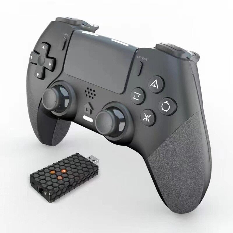 for PS5 Wireless Game Controller with Receiver Built-in Speaker Six-axis Gyroscope Vibration bluetooth-compatible Gamepad with Programming Back Keys