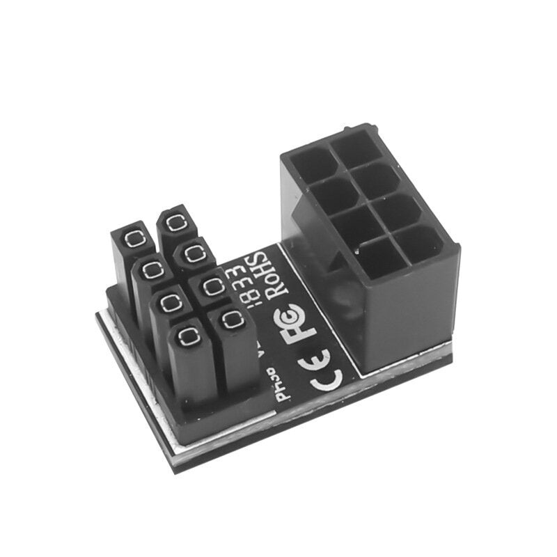 JEYI Graphics Power Adapter ATX 6PIN 8PIN Power Interface Turn 180 Degree Steering Adapter