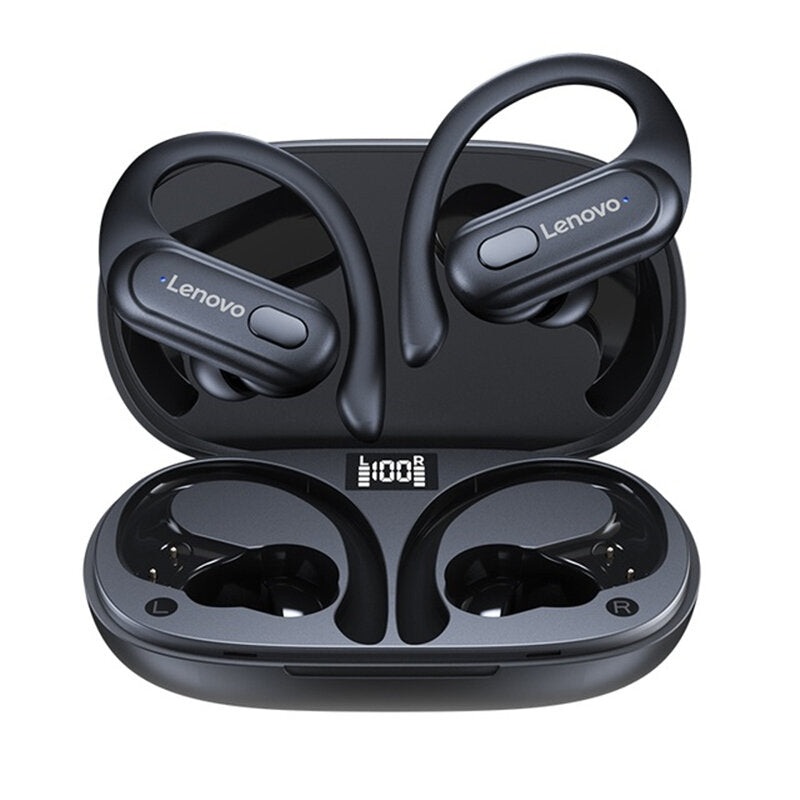 Lenovo XT60 TWS Earbuds bluetooth 5.3 Earphone LCD Power Display Calls Noise Reduction IPX5 Waterproof Sport Earhooks Headphones with Mic