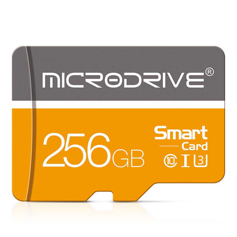 Microdrive 256GB TF Memory Card Class 10 High Speed Micro SD Card Flash Card Smart Card for Driving Recorder Phone Camera