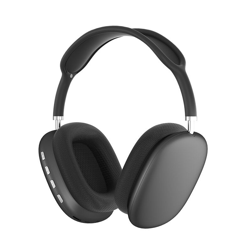 P9 Wireless bluetooth 5.1 Headphones HiFi Stereo Deep Bass Telescopic Metal Arm Gaming Headphones with Mic