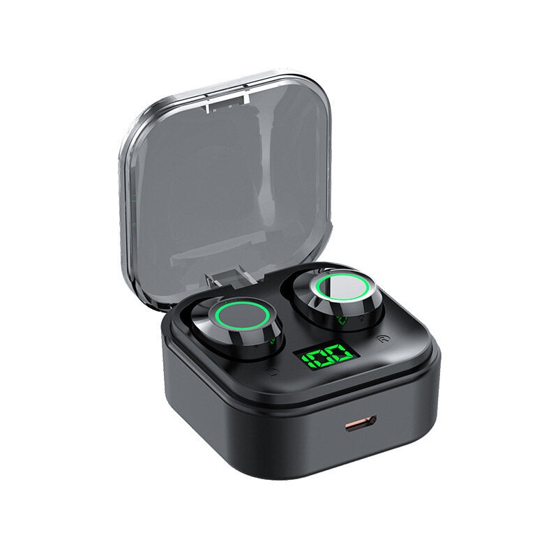 YDmini TWS bluetooth 5.3 Earphone HiFi Stereo Bass Panoramic Sound Smart Noise Reduction LED Digital Display Touch Control Low-latency In-ear Sports Headphone