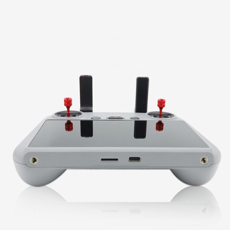 CQT RC / RC 2 Remote Control Joystick Sticks Rocker Thumb Aluminum Alloy 4Pcs for DJI Mini 3 / Mini 4 PRO / Air 3 Screen Controller