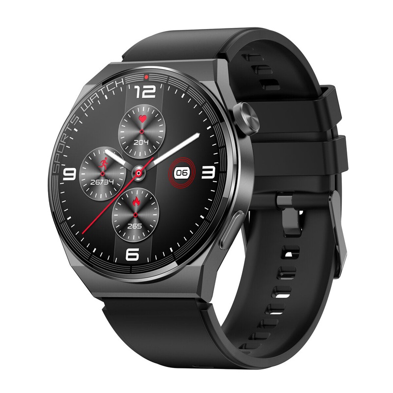 KT62 1.36 inch 390*390 HD Screen bluetooth Call Heart Rate Blood Pressure SpO2 Monitor Fitness Tracker Offline Payment Smart Watch