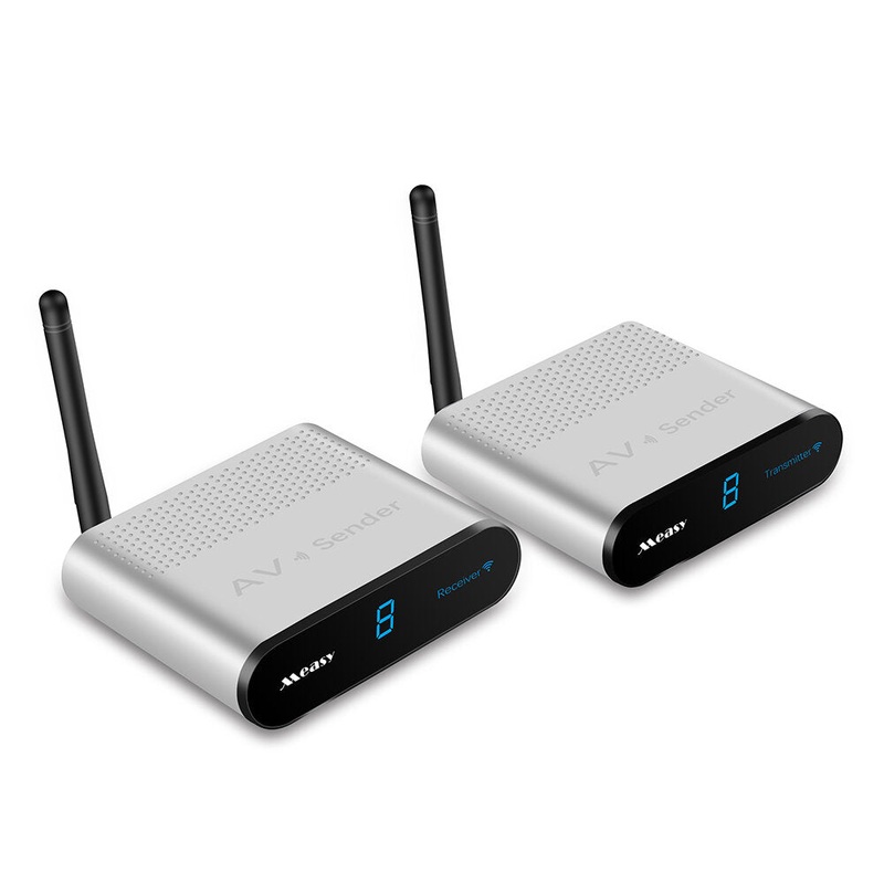 Measy AV530 5.8G Wireless AV Transmitter Receiver Audio Video TV AV Signal Sender receiver 300M/100FT Go Through for DVD Set Top Box Monitor