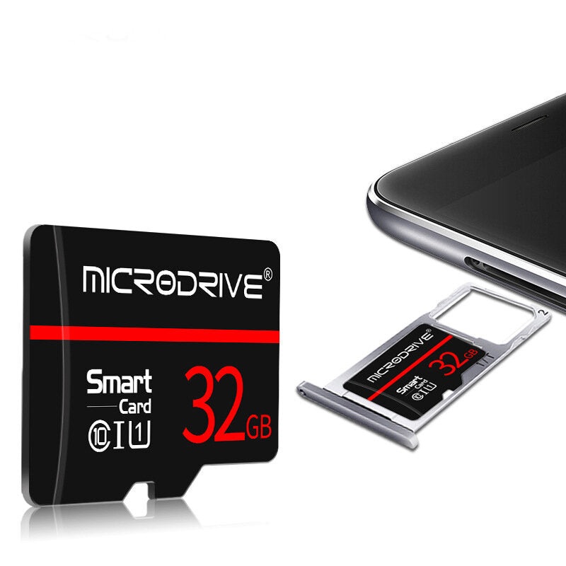 Microdrive High Speed Micro Card SD TF Card 256GB 128GB 64GB Class10 Flash Video Card Memory Card for Mobile Phone Tablet Camera Monitor