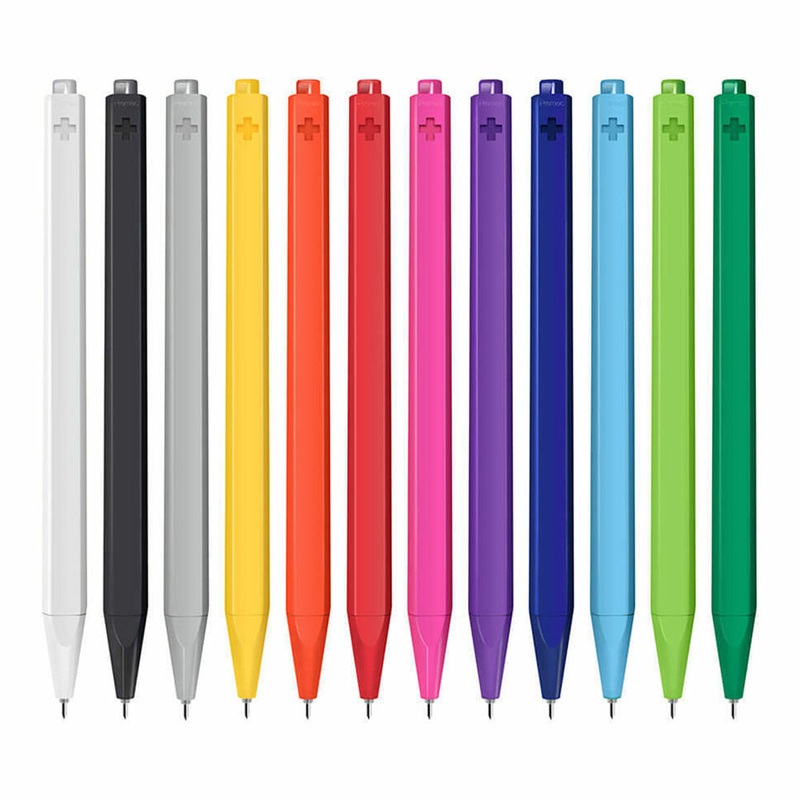 12Pcs/Set Pinlo Radical 0.4mm Swiss Gel Pen Prevents Ink Leakage Smooth Writing Durable Pen from XM
