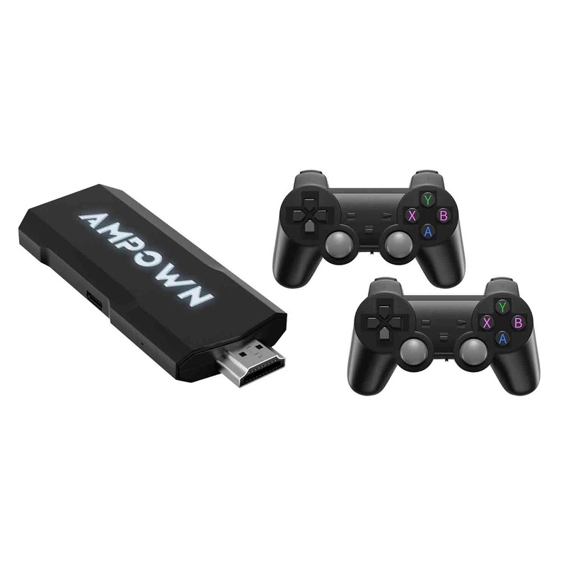 Ampown GD20 TV Game Console 4K 60fps HDMI Low Latency Output GD10 Ultra GD20 TV Game Stick Portable Retro Console Built-in 70K Game