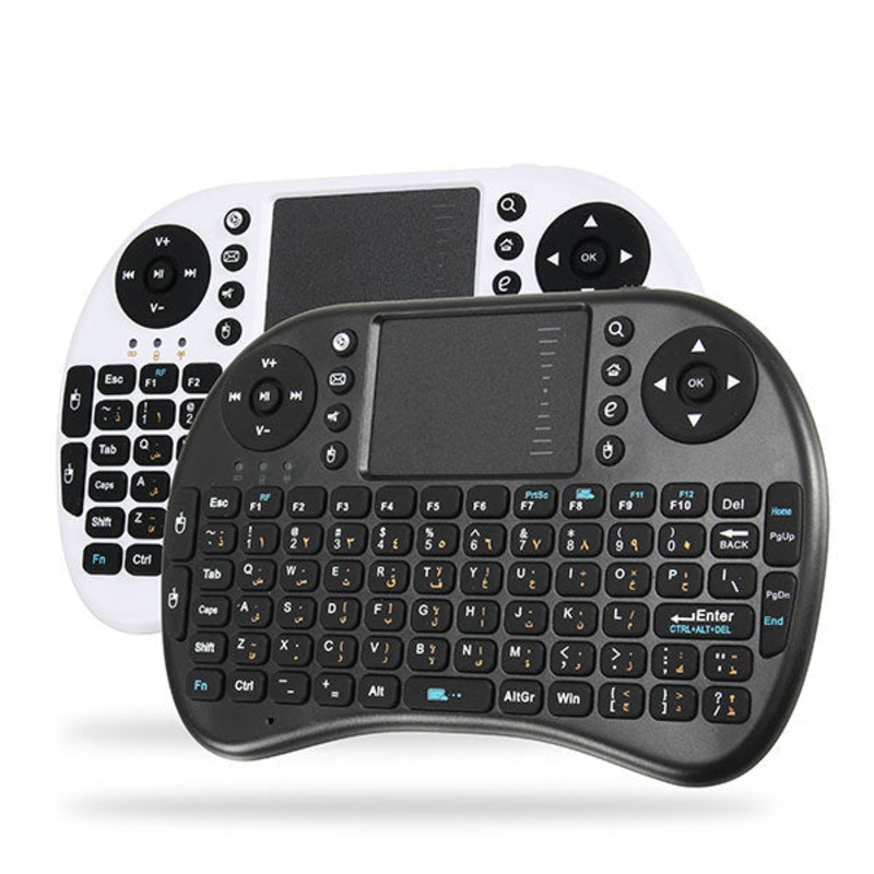 Arabic Language Version 2.4G Wireless Mini Keybaord Touchpad Air Mouse