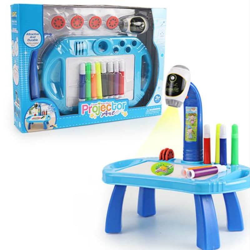 Intelligent Children’s Projector Early Education Toys Learning Drawing Board Game Enlightenment Painting Set