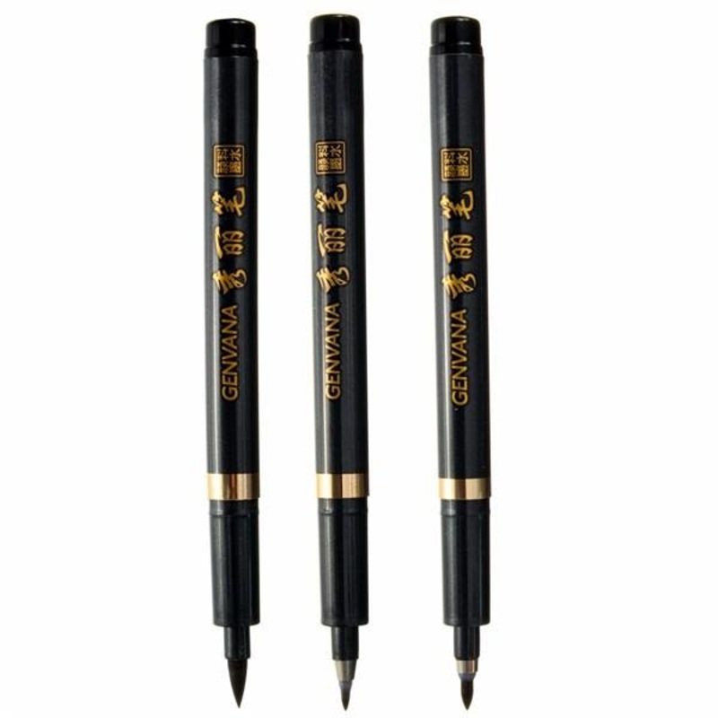 S M L Chinese Japanese Calligraphy Shodo Brush Ink Pen Writing Drawing Tool Craft