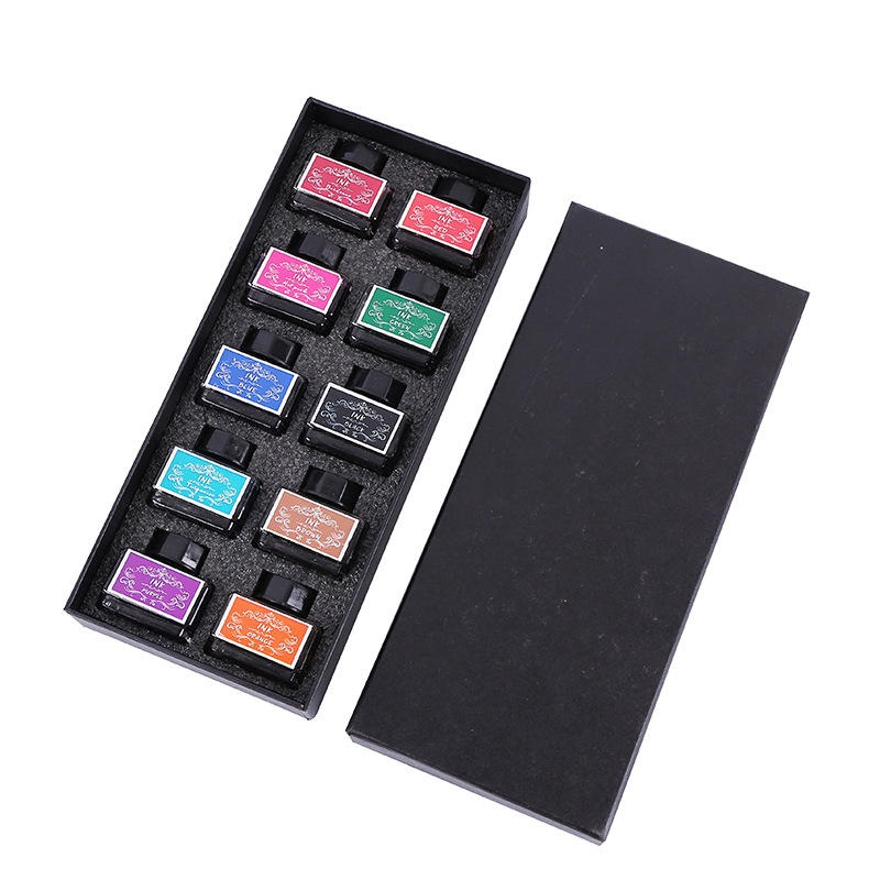 SP062 10 colors/Set ink Non-carbon Ink Set Fountain Pen Ink Drawing Comic Pen Ink 15ML/Bottle