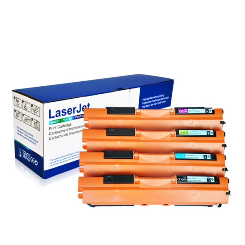 ZENGMEI HP CF350 Compatible Toner Cartridge Toner Refill Toner Printer Toner CF350 350A 130A CF547A CZ165A For HP Color M176 M177 MFP M176n