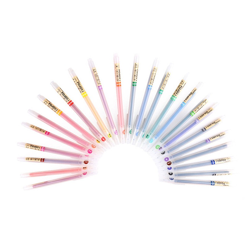 12/24/36 Colors Watercolor Pen Painting Hand Pen Gel Pen 0.3mm Art Pen Set Office School Supplies