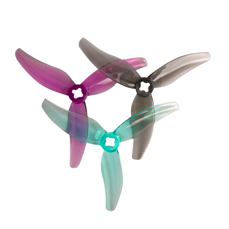 2 Pairs  Gemfan Hurricane 3630 3.6×3.0 3.6 Inch 3-Blade Propeller PC T Mount M5 for RC Drone FPV Racing