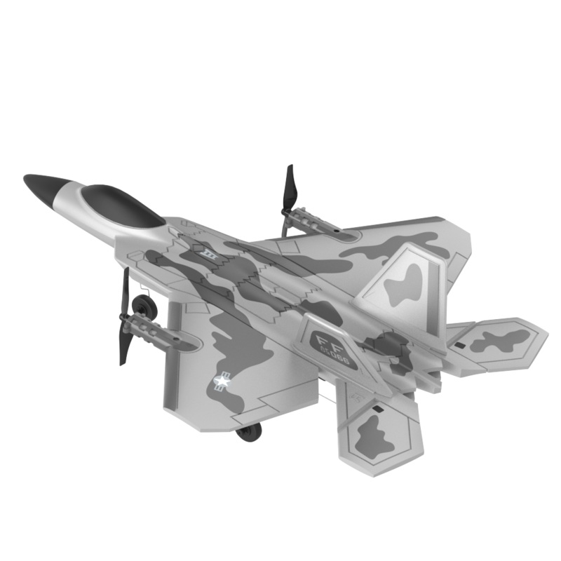 BM16 F-22 280mm Wingspan 2.4GHz 4CH 3D/6G System Vertical Flight EPP Jet RC Airplane Fighter Glider RTF With LED Light