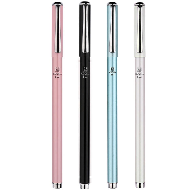 Deli S93 Metal Gel Ink Pen Roller Ball Pen Gel Pen 0.5mm Metal Pen Ballpoint Pens