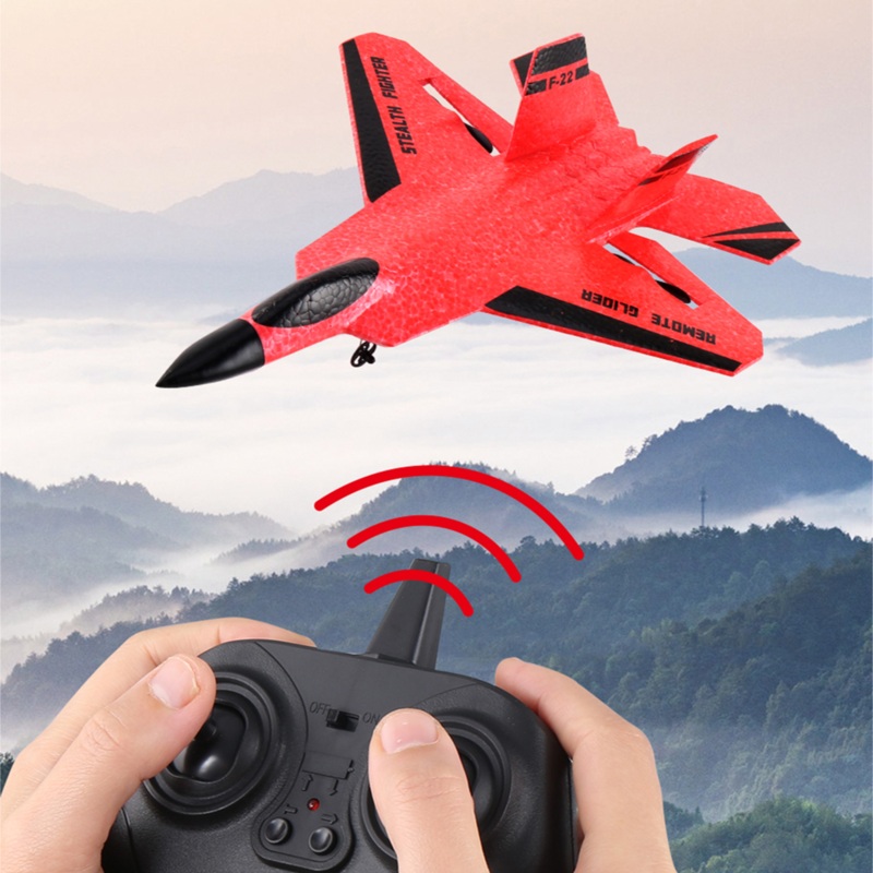 KFPLAN Z58 F22 Fighter 320mm Wingspan 2.4G 2CH Built-in Gyro EPP RC Airplane Glider Jet RTF for Beginners