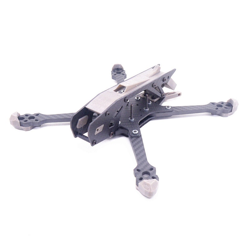 TEOSAW Asurada5 230mm Wheelbase 5mm Arm Thickness Carbon Fiber 5 Inch Frame Kit for DIY Freestyle RC Drone FPV Racing