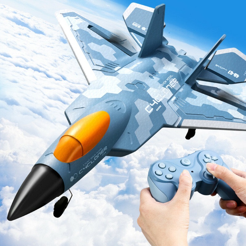 4DRC G7 2.4GHz 3CH 285mm Wingspan EPP RC Airplane Glider Fighter RTF Support One-Key 360 Roll Stunt Hover for Beginners
